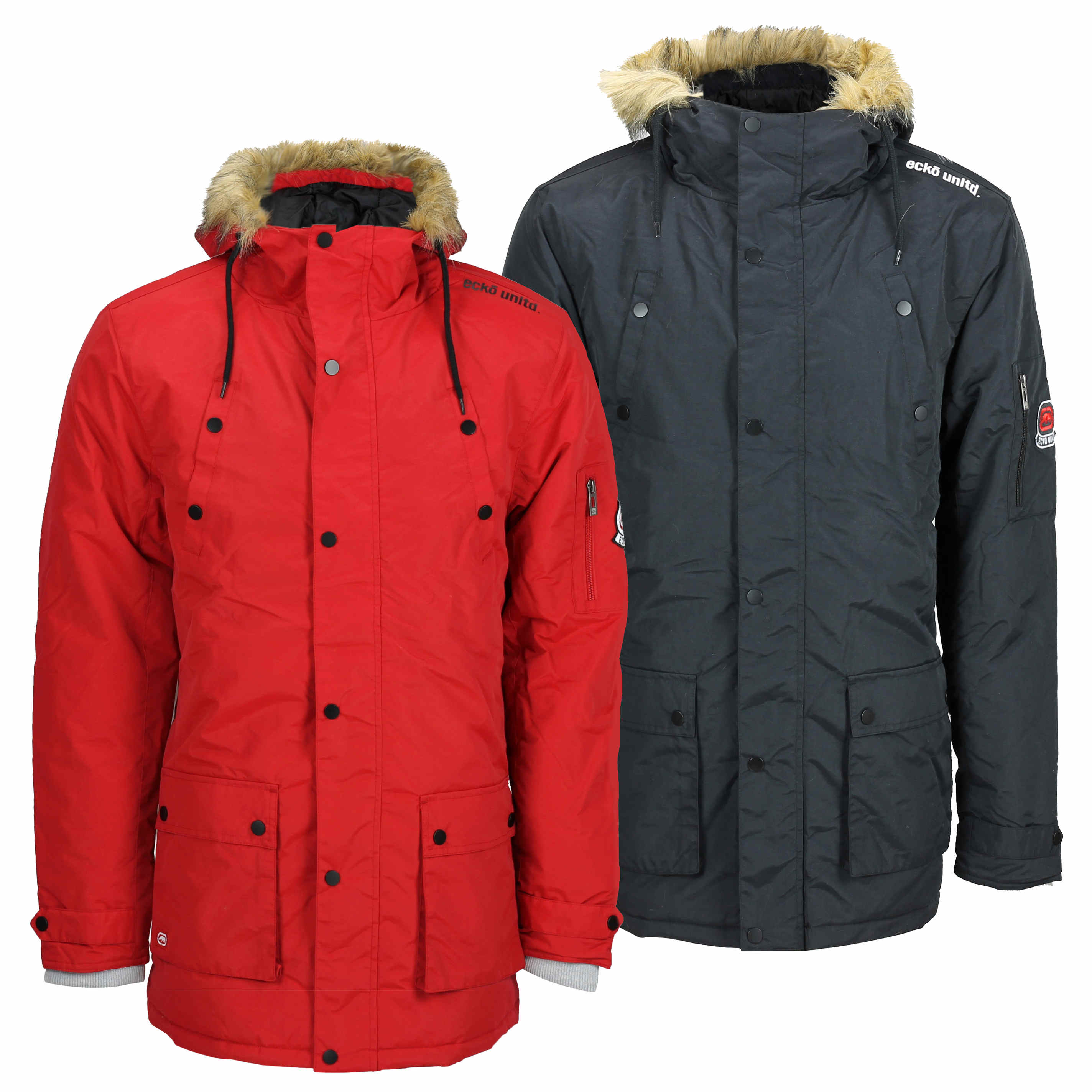 ecko red down parka